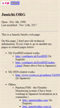 Mobile Screenshot of junichi.org